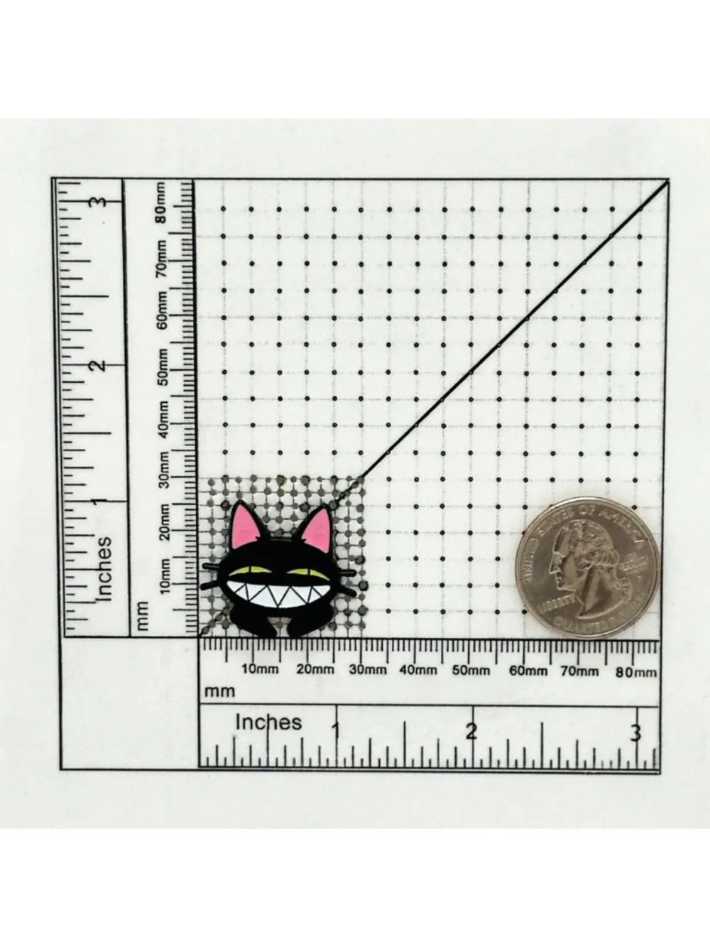 ⭐The Legend of LUOXIAOHEI Luo Xiaohei Hei Black Cat Metal Brooch Cat Enamel Pin⭐